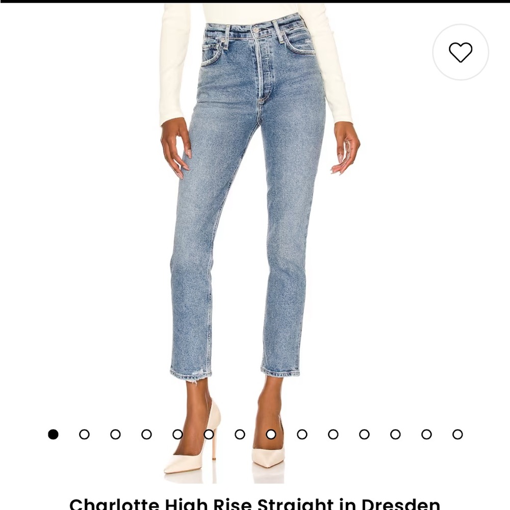 Citizens of Humanity Charlotte High Rise Straight - Dresden